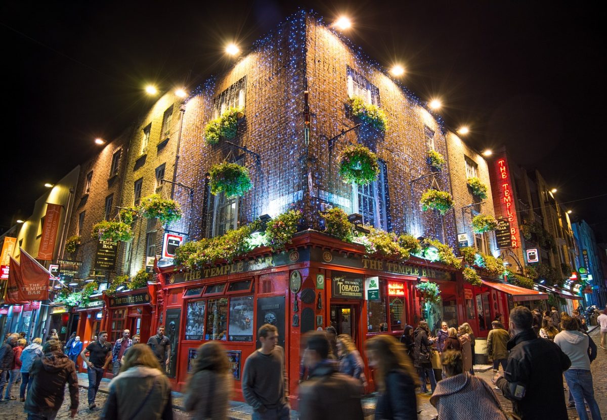 Dublin zpáteční letenky za 537 Kč