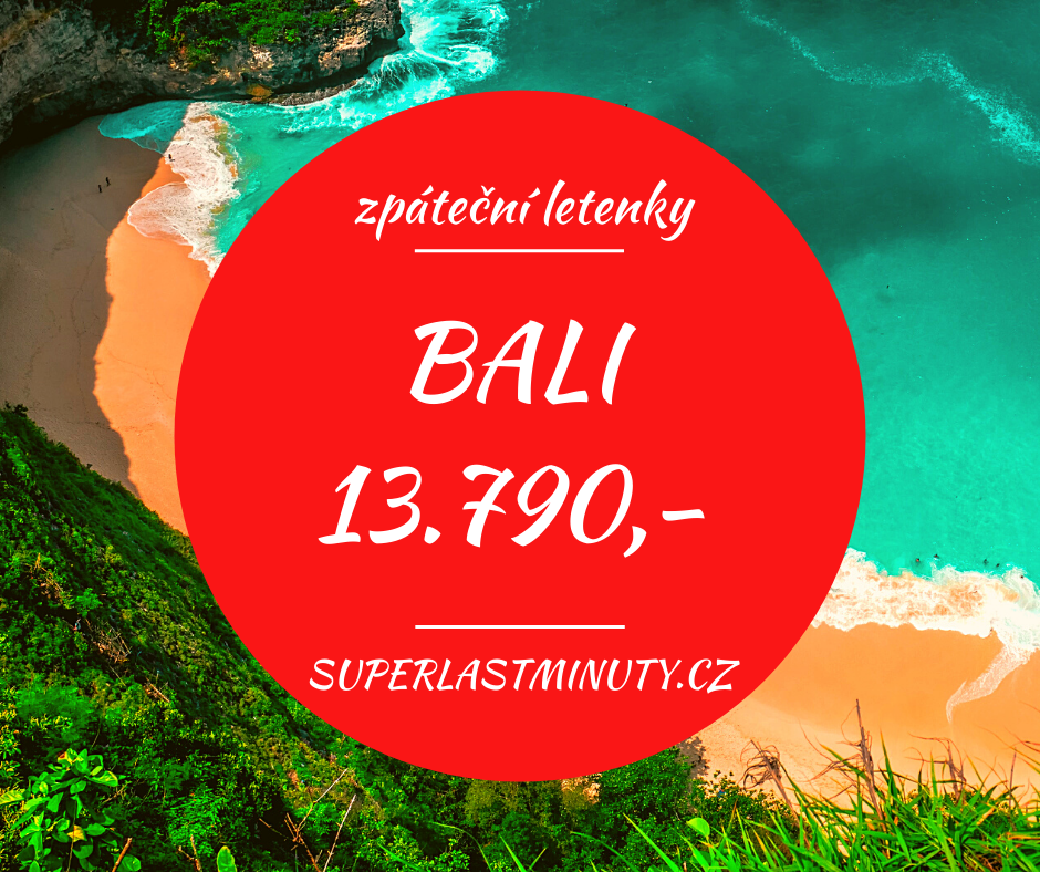 Akční letenky – Bali od 13.790 Kč
