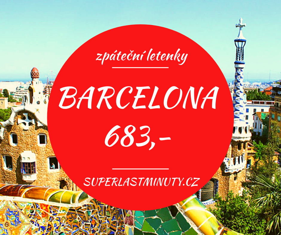 Akční letenky – Barcelona od 683 Kč
