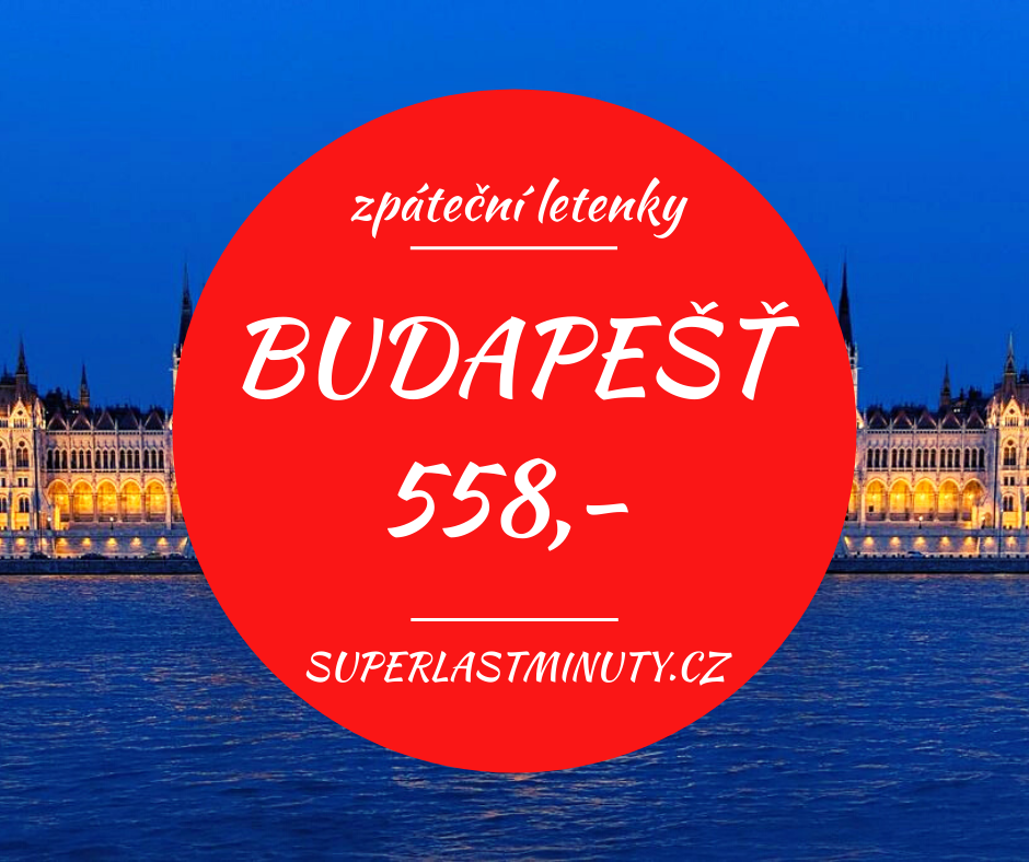 Akční letenky – Budapešť od 558 Kč