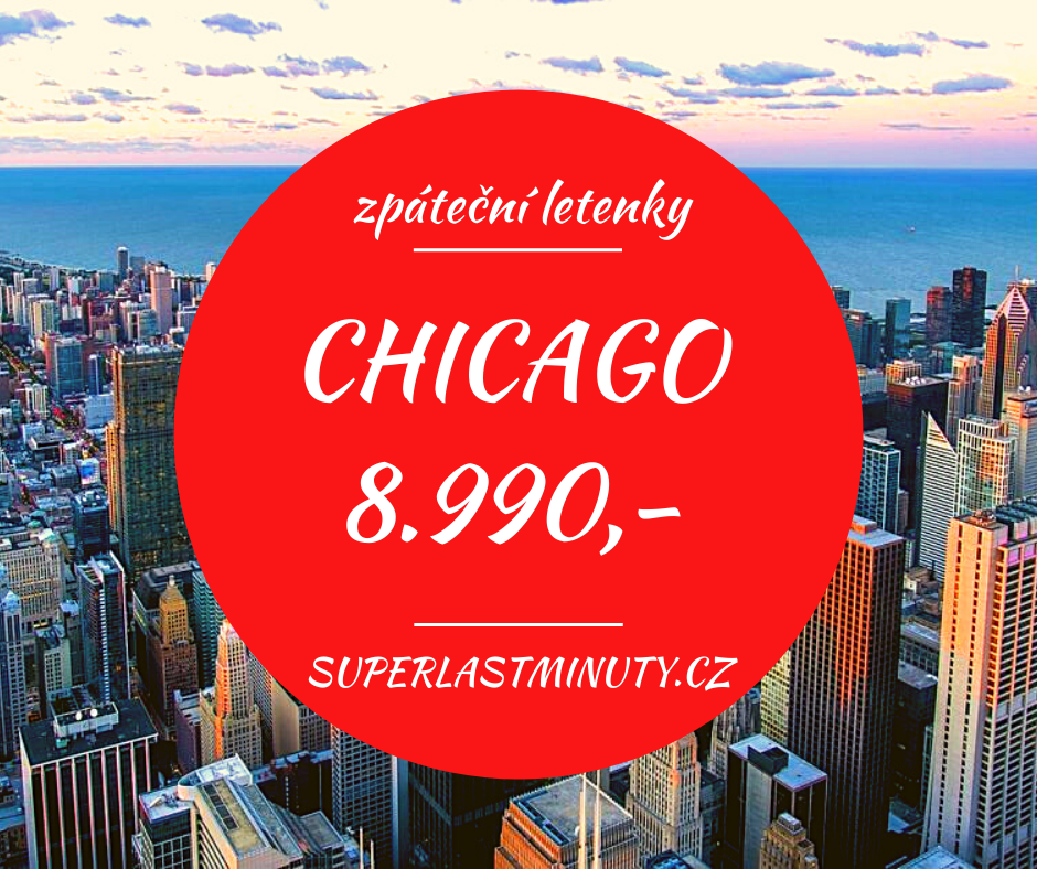 Akční letenky – Chicago od 8.990 Kč