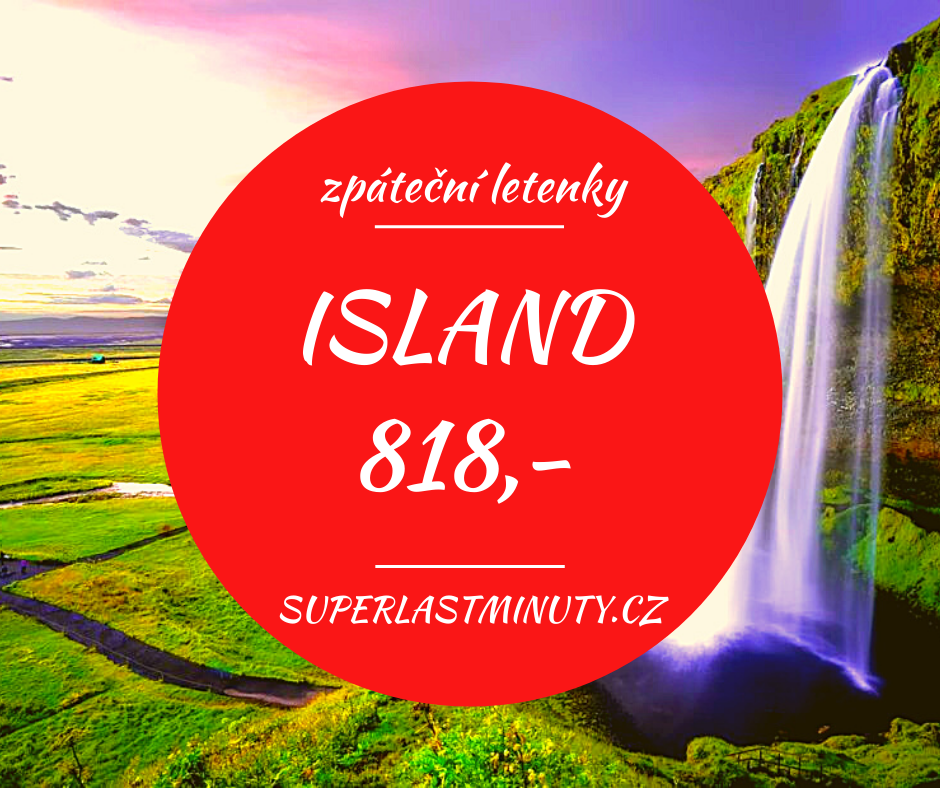 Akční letenky – Island od 818 Kč
