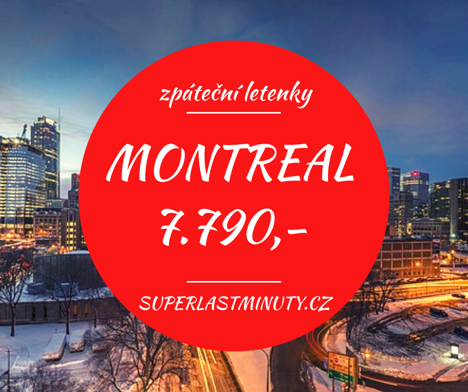 Akční letenky – Montreal od 7.790 Kč