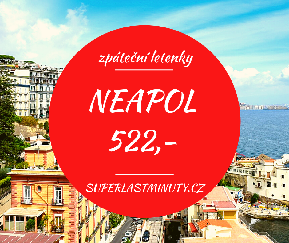 Akční letenky – Neapol 522 Kč