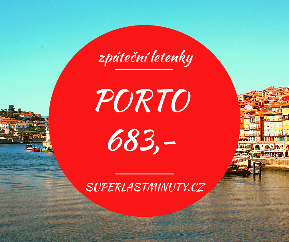 Akční letenky – Porto od 683 Kč