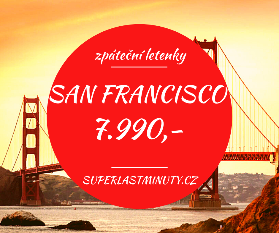 Akční letenky – San Francisco od 7.990 Kč