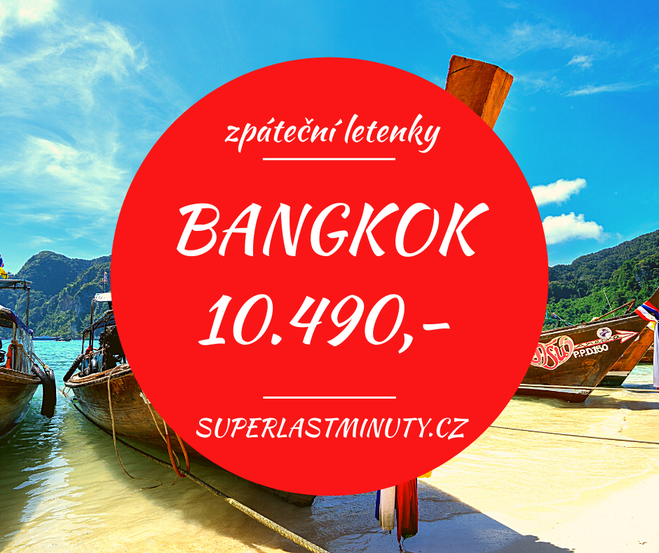 Akční letenky – Thajsko od 10.490 Kč