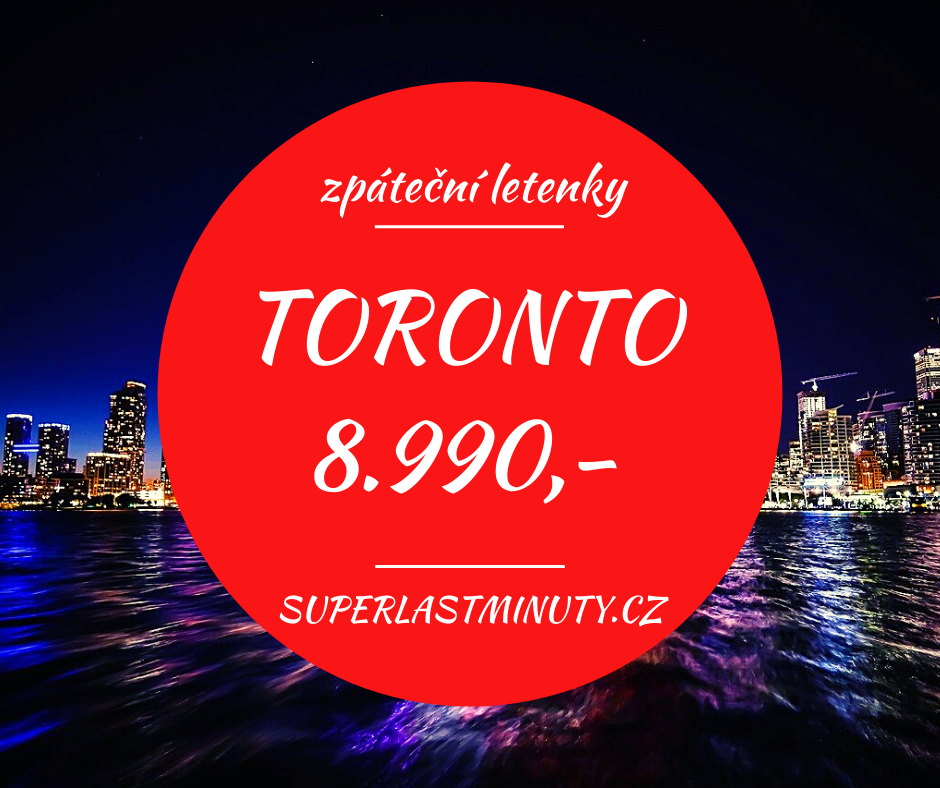 Akční letenky – Toronto 8.990 Kč