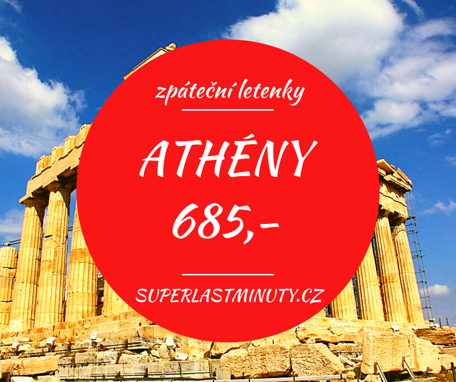 Akční letenky – Athény od 685 Kč