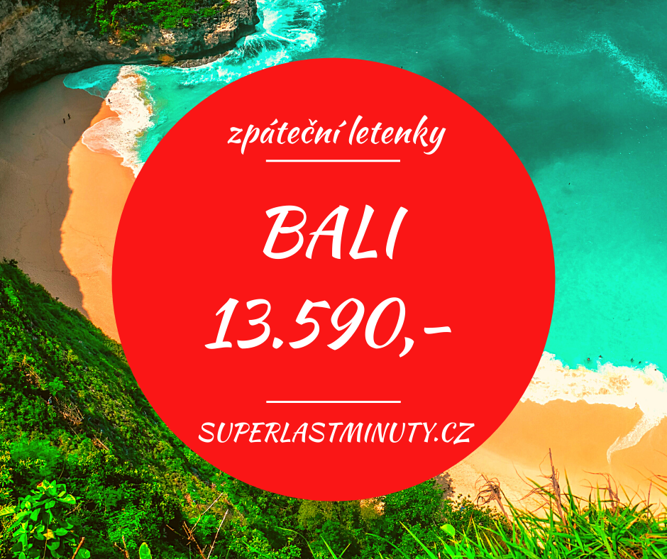 Akční letenky – Bali od 13.590 Kč