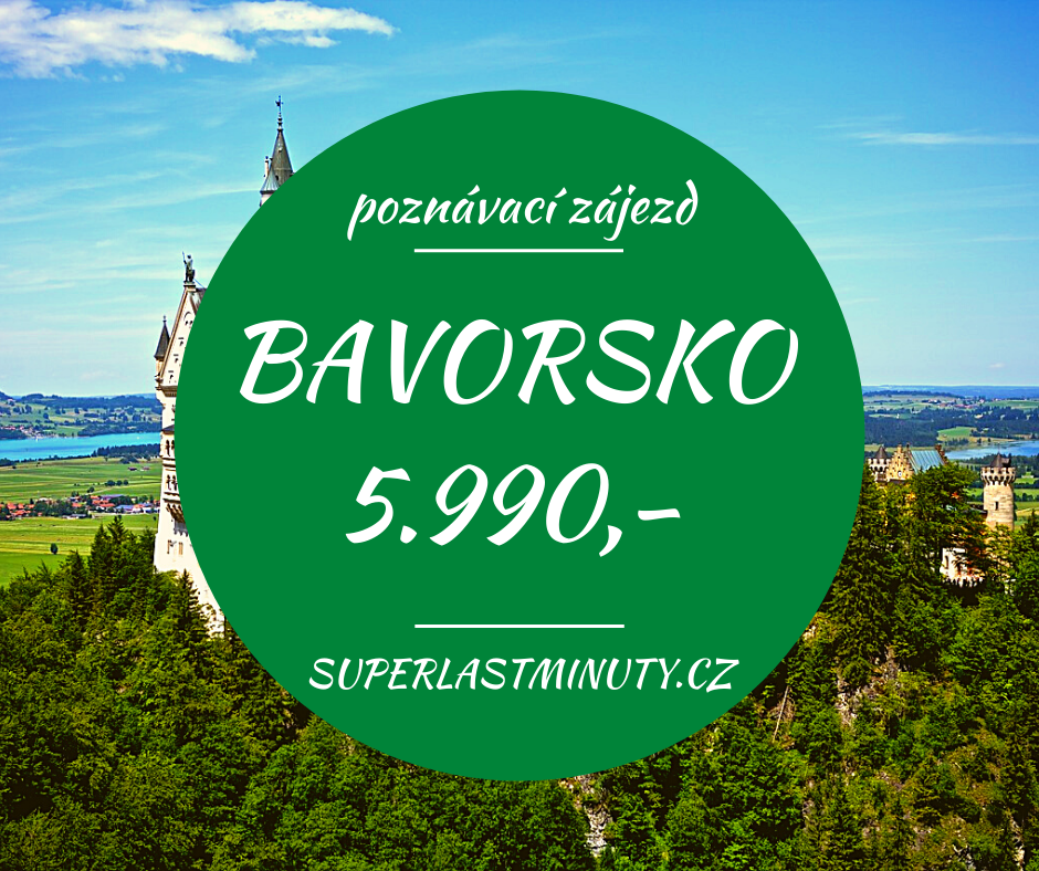 To nejlepší z Bavorska + ZÁMEK NEUSCHWANSTEIN za 5.990 Kč
