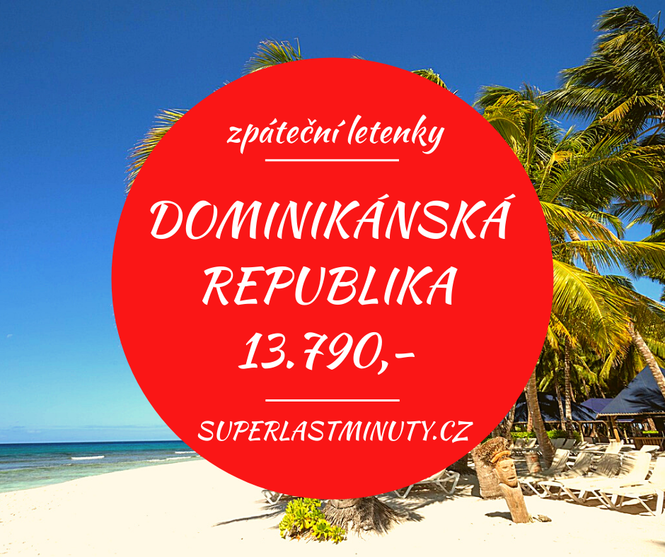 Akční letenky – Dominikánská republika od 13.790 Kč