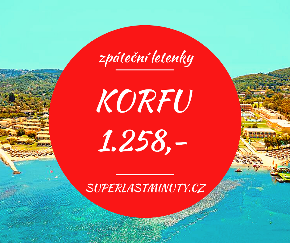 Akční letenky – Korfu od 1.258 Kč