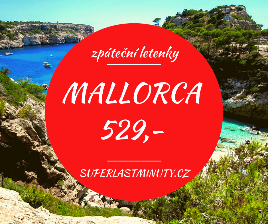 Akční letenky – Mallorca od 529 Kč