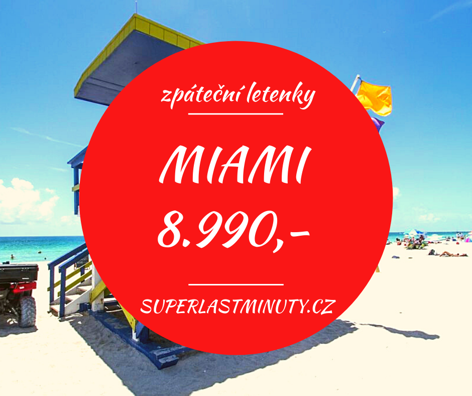 Akční letenky – Miami od 8.990 Kč