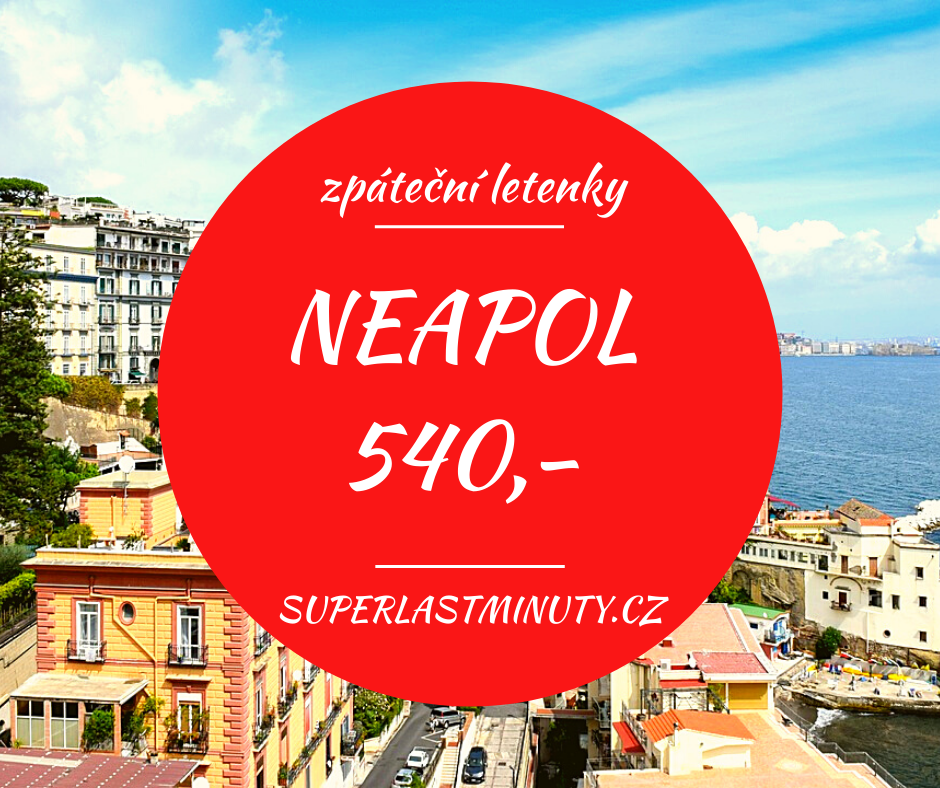 Akční letenky – Neapol 540 Kč