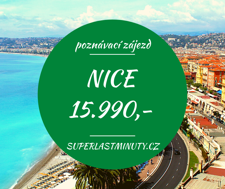 To nejkrásnější z Nice + AZUROVÉ POBŘEŽÍ za 15.990 Kč