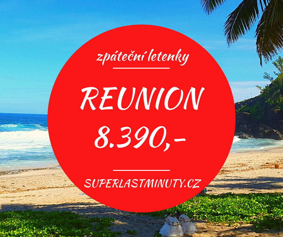 Akční letenky – Reunion od 8.390 Kč