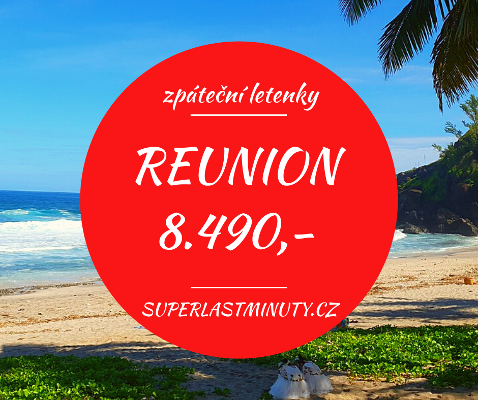 Akční letenky – Reunion od 8.490 Kč