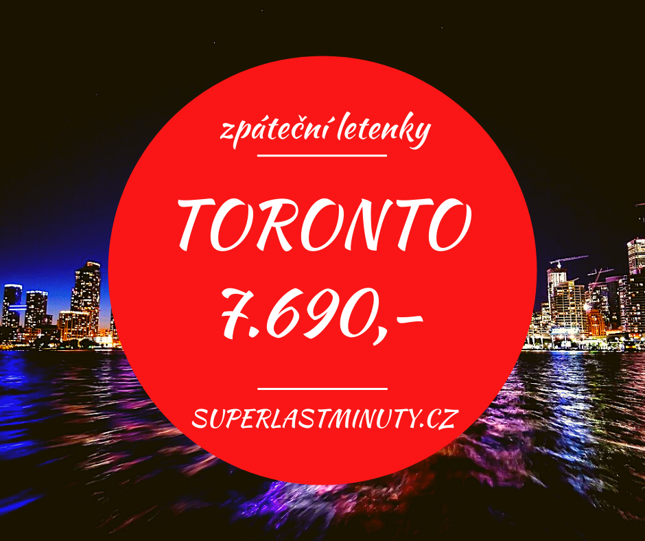 Akční letenky – Toronto od 7.690 Kč