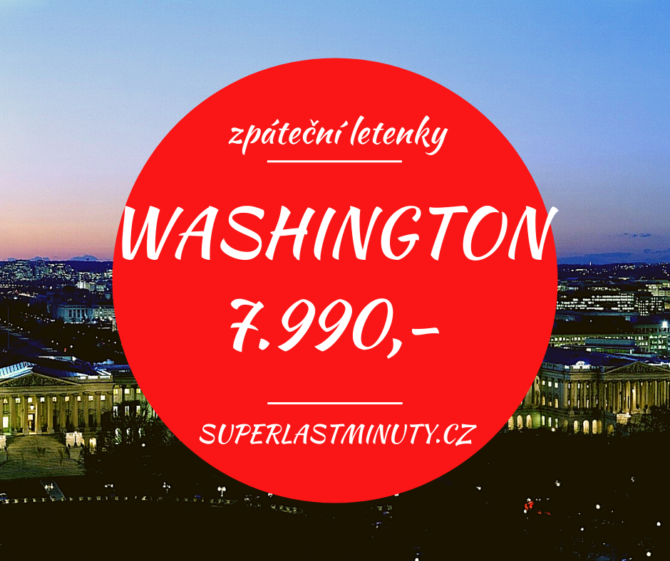 Akční letenky – Washington od 7.990 Kč