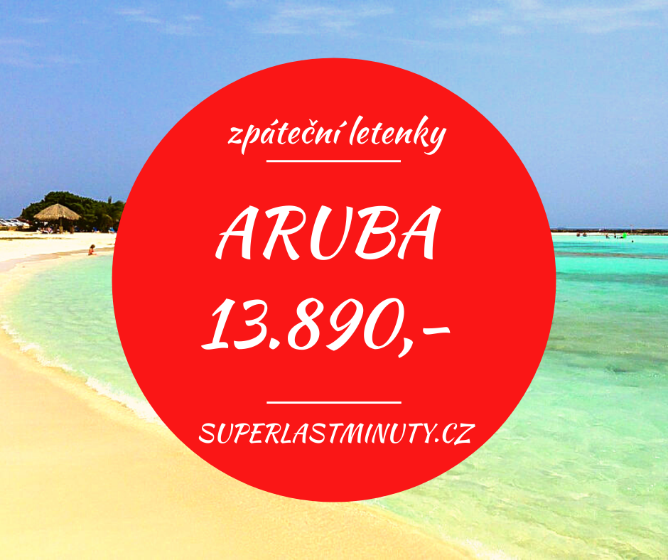 Akční letenky – Aruba od 13.890 Kč