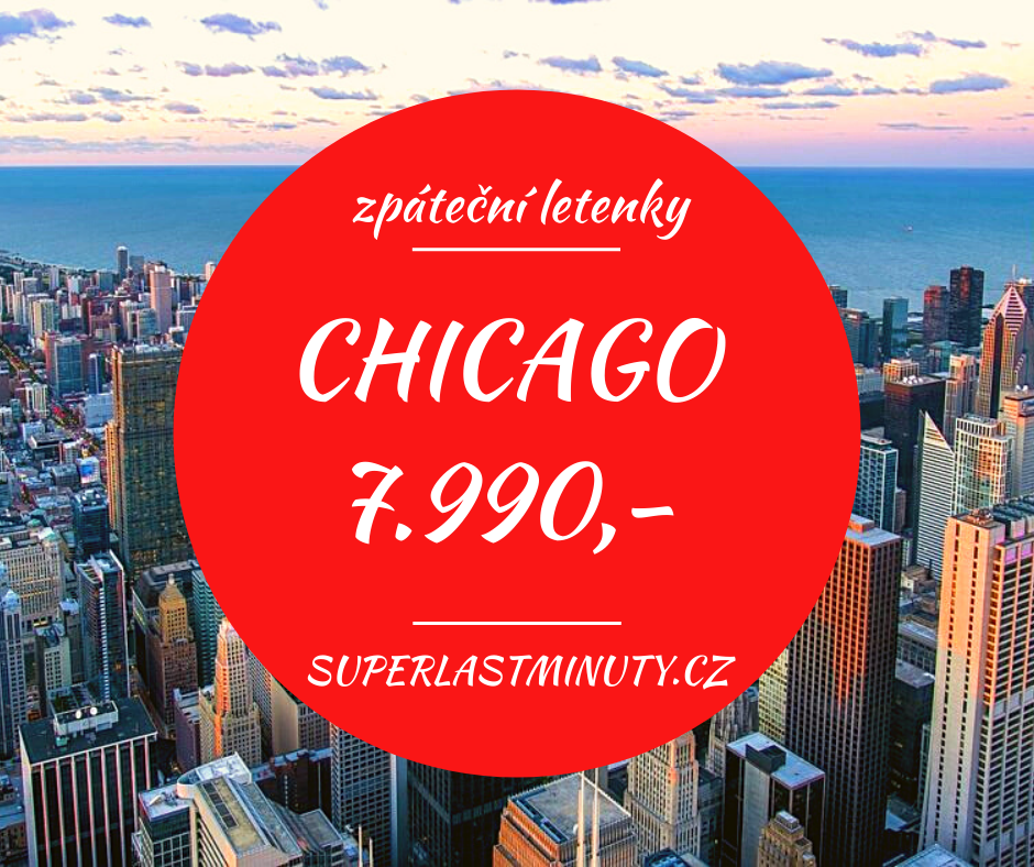 Akční letenky – Chicago od 7.990 Kč