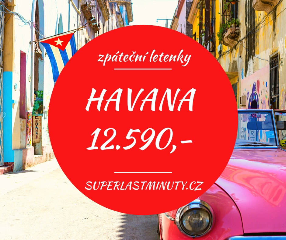 Akční letenky – Kuba od 12.590 Kč