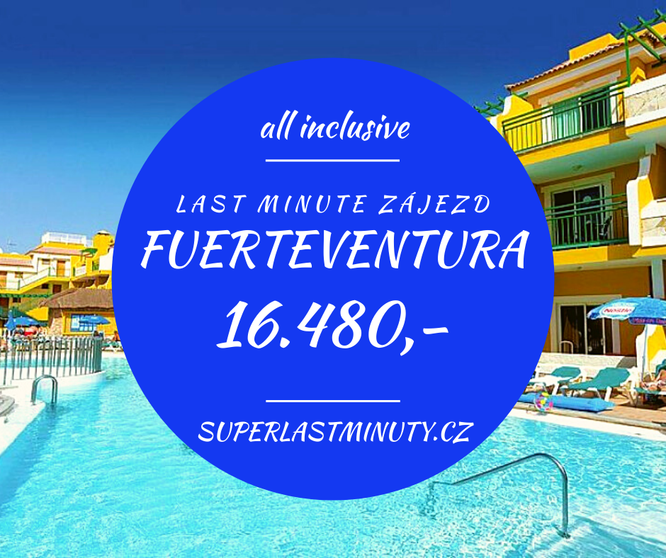 Sleva 33% – Fuerteventura, all inclusive, 8 dní za 16.480 Kč