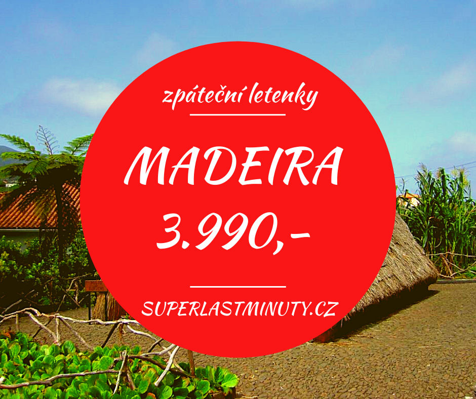 Akční letenky – Madeira od 3.990 Kč