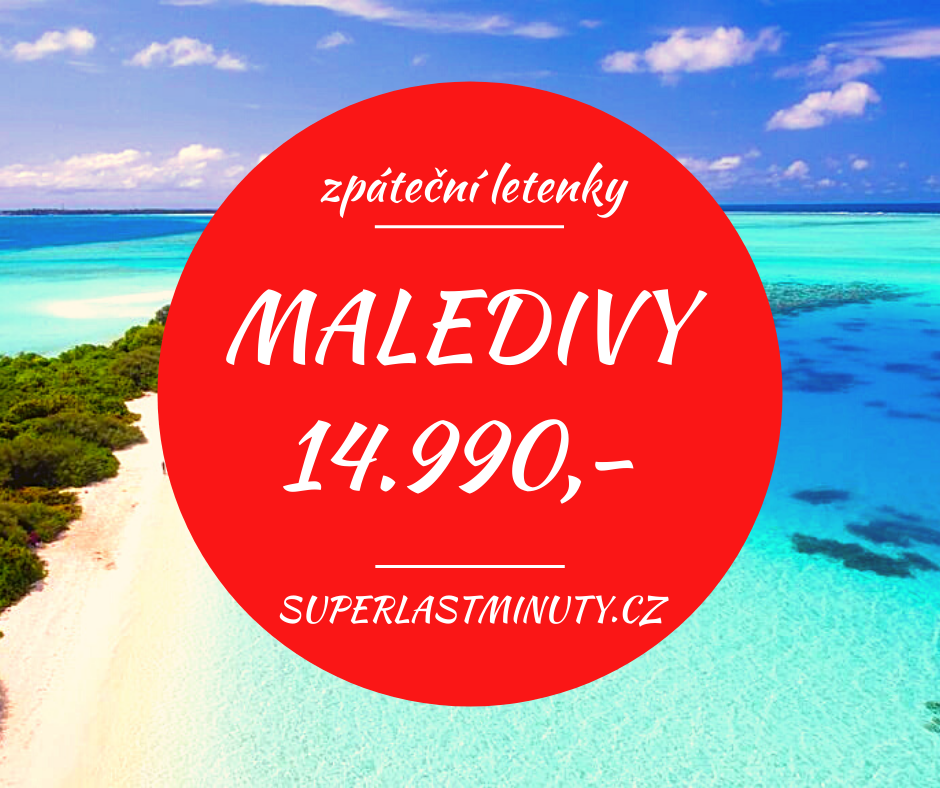 Akční letenky – Maledivy od 14.990 Kč