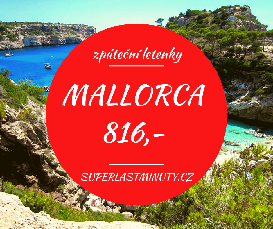 Akční letenky – Mallorca od 816 Kč
