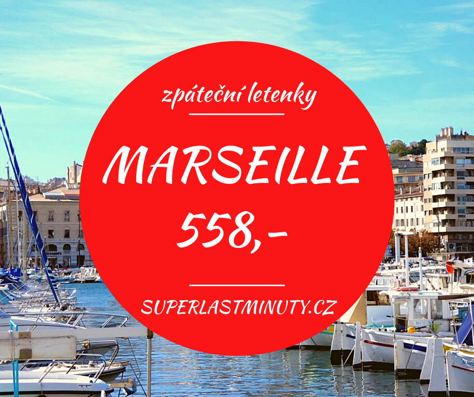 Akční letenky – Marseille od 558 Kč