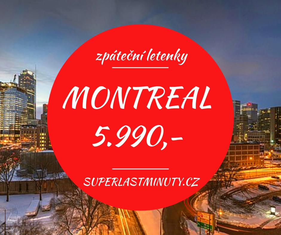 Akční letenky – Montreal od 5.990 Kč