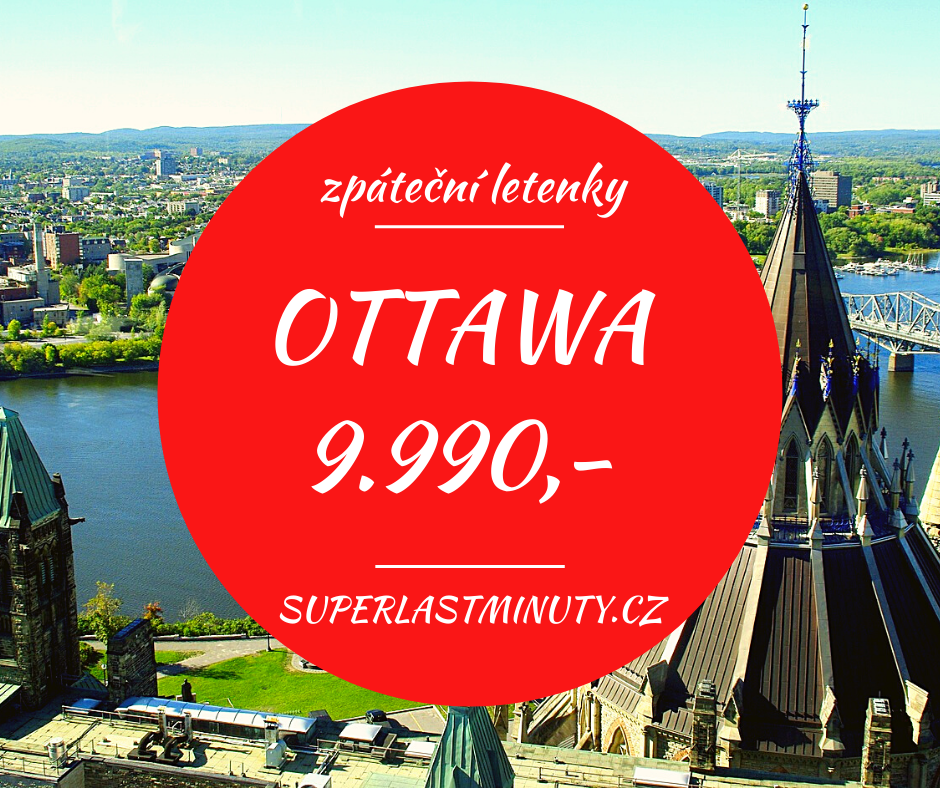 Akční letenky – Ottawa od 9.990 Kč