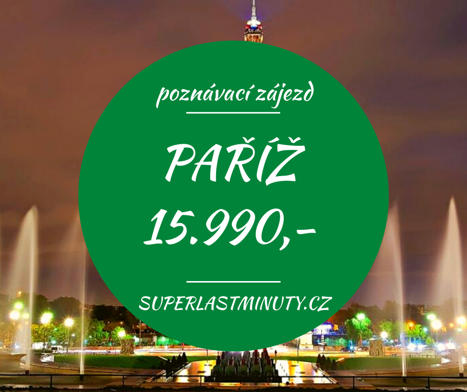 To nejlepší z Paříže + VERSAILLES za 15.990 Kč
