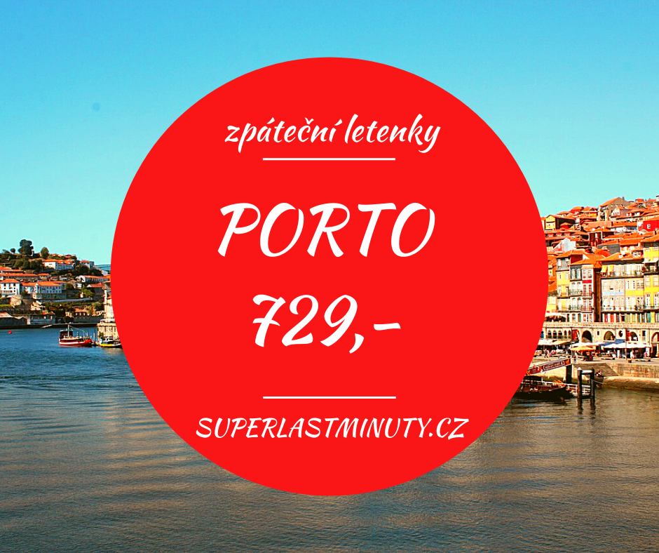 Akční letenky – Porto od 729 Kč