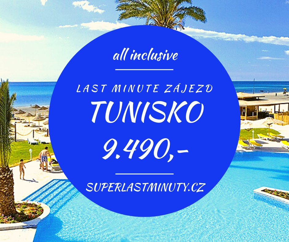 Sleva 45% – Tunisko, all inclusive, 8 dní za 9.490 Kč