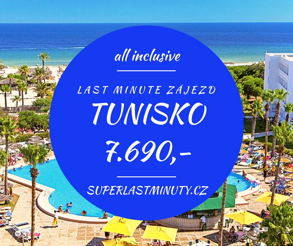 Sleva 48% – Tunisko, all inclusive, 8 dní za 7.690 Kč
