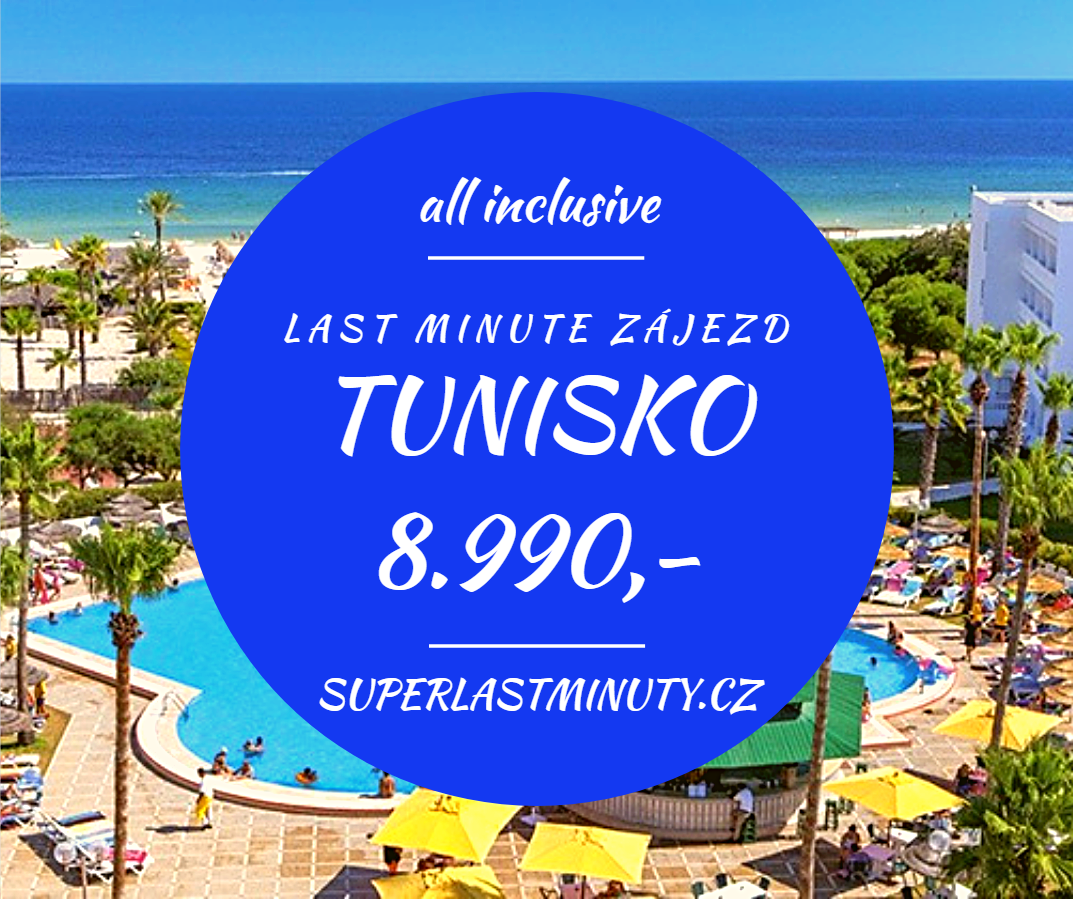 Sleva 38% – Tunisko, all inclusive, 8 dní za 8.990 Kč