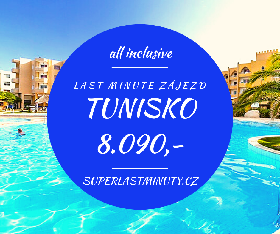 Sleva 45% – Tunisko, all inclusive, 8 dní za 8.090 Kč