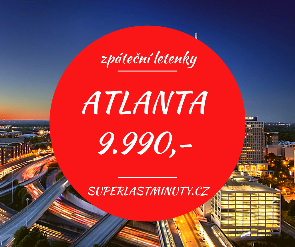 Akční letenky – Atlanta od 9.990 Kč