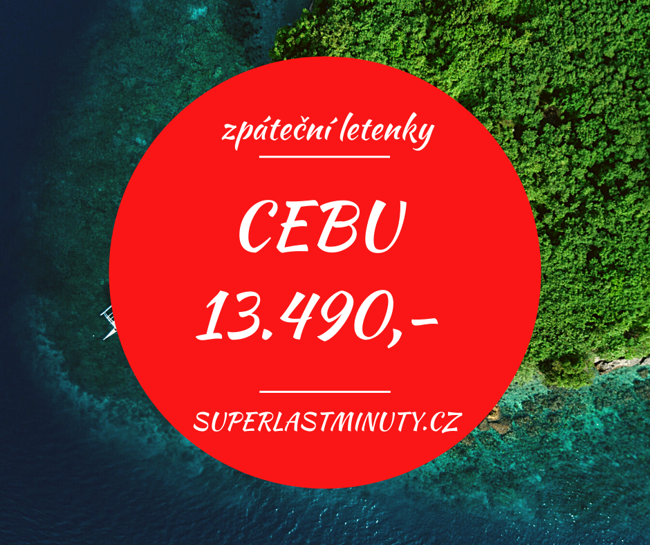 Akční letenky – Cebu od 13.490 Kč