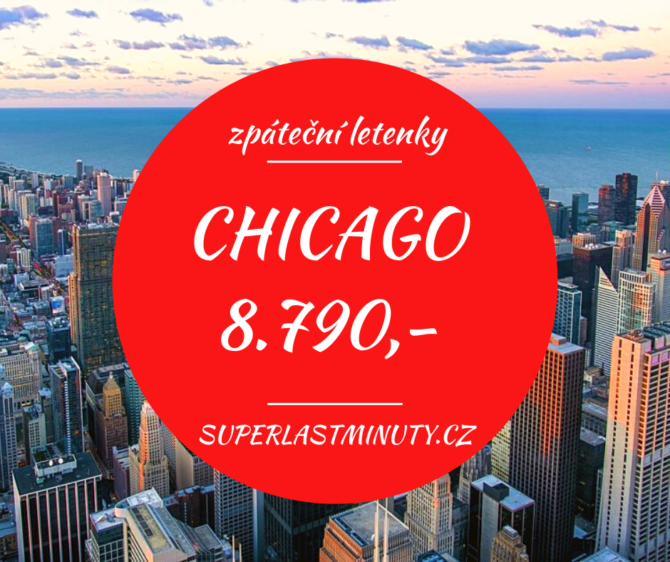 Akční letenky – Chicago od 8.790 Kč
