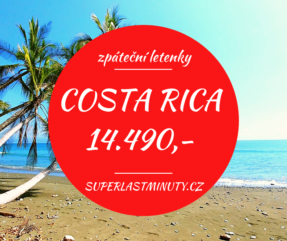 Akční letenky – Kostarika 14.490 Kč