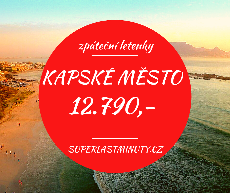 Akční letenky – Jihoafrická republika 12.790 Kč