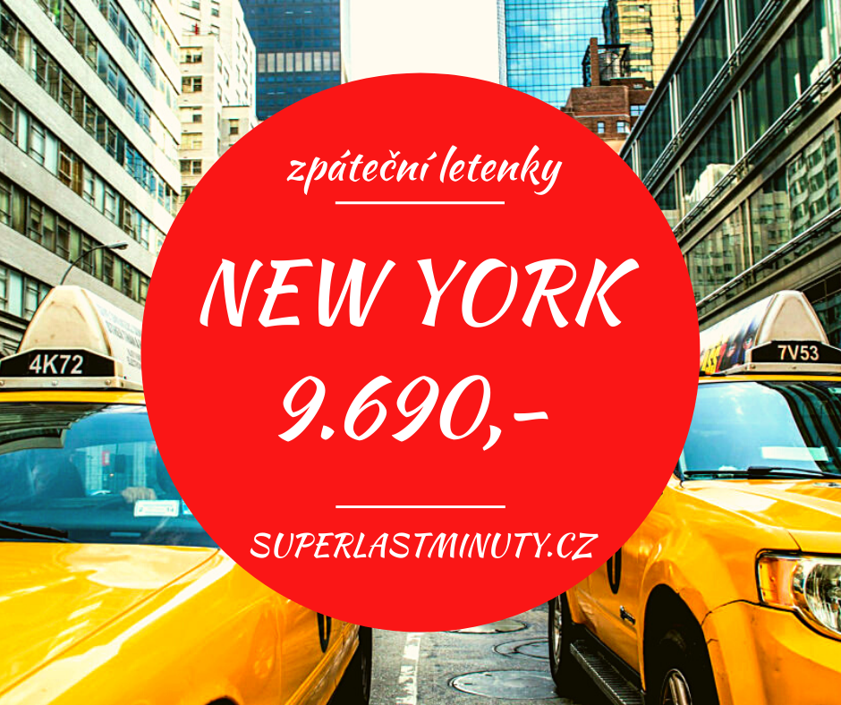 Akční letenky – New York 9.690 Kč