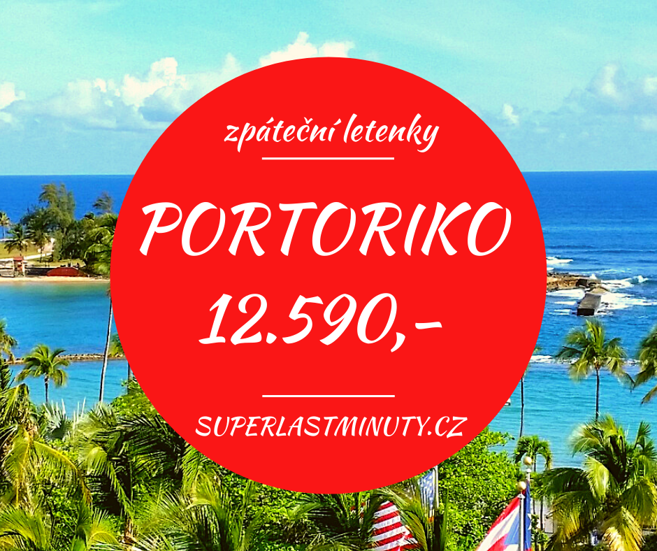 Akční letenky – Portoriko 12.590 Kč