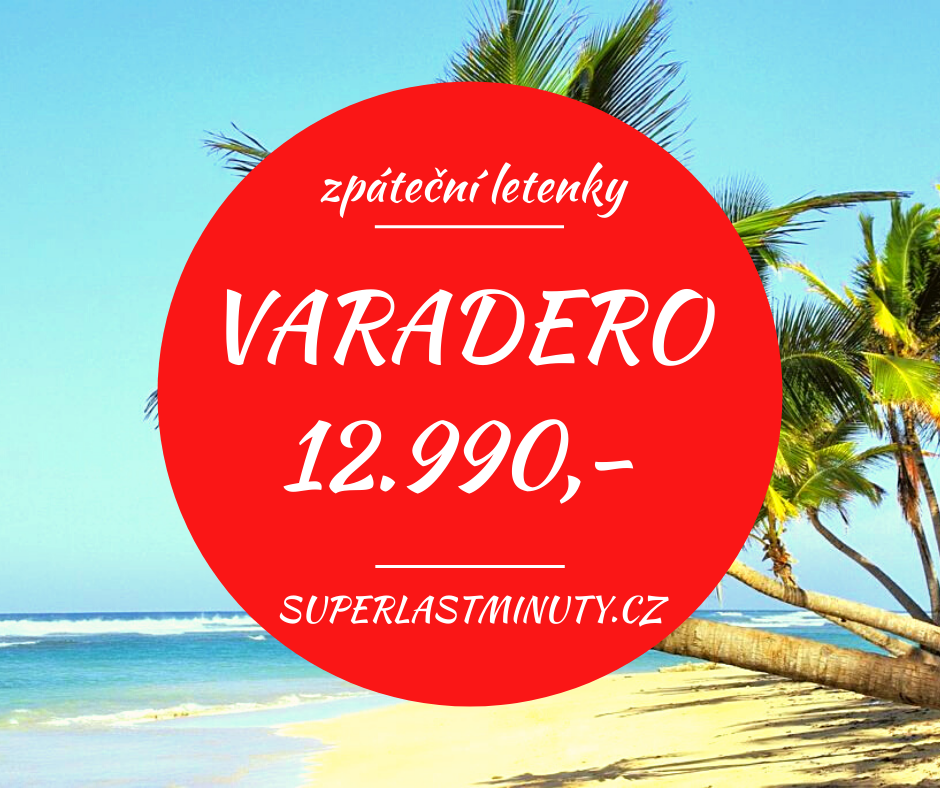 Akční letenky – Varadero od 12.990 Kč