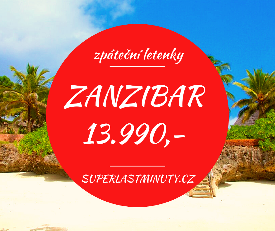 Akční letenky – Zanzibar 13.990 Kč